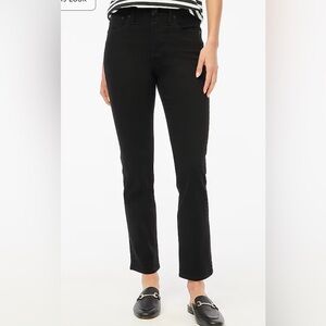 NWT! J. Crew | Essential straight jean in all-day stretch | Black | 30